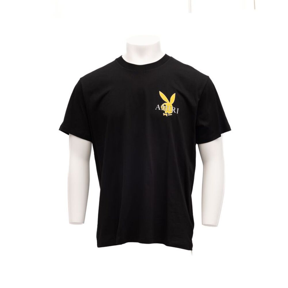 Amiri Black Cotton Men's T-Shirt